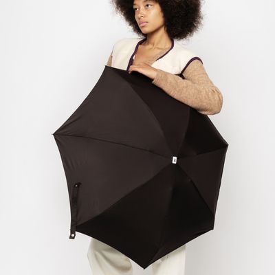 Design objects - Compact umbrella - Dark Chocolate Colored - Edwige - ANATOLE