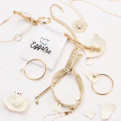 Bijoux - Le bracelet coulissant Simon caché dans un oeuf de poule - L&#39;EGGSTRA OEUFFREZ DU BONHEUR