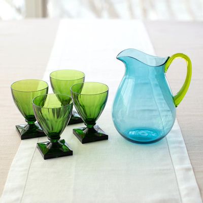 Stemware - Acrylic 8.5oz Wine Goblet in Emerald - 1 Each - CASPARI