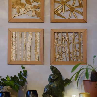 Cadres - ARBORETUM BLONDUOS wooden wall frame - GRAPHIC HOME EDITIONS