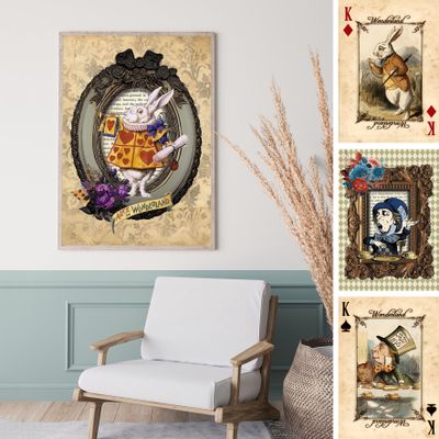 Poster - Collection Alice in wonderland - BLUE SHAKER