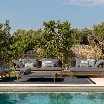 Canapés de jardin - Collection Cruise Teak - TALENTI SPA