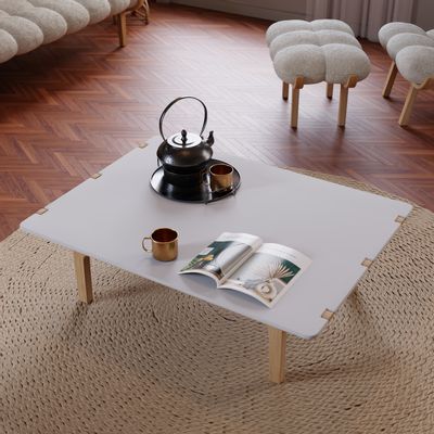 Coffee tables - NUAGE rectangular coffee table - Oak - SOLLEN