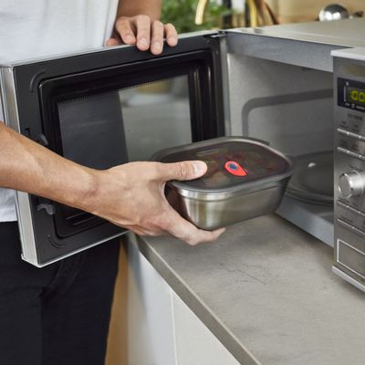 Food storage - Multifunctional food boxes - microwave safe, rectangular - BLACK+BLUM EUROPE