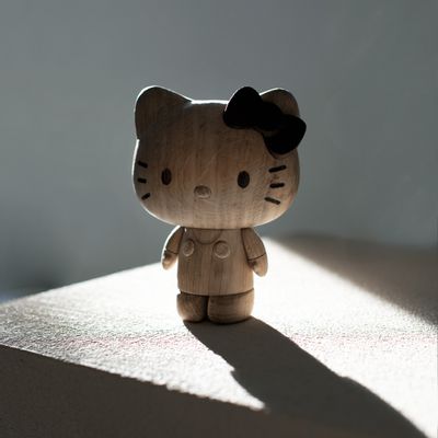 Objets design - Hello Kitty - Statue en bois - BOYHOOD DESIGN