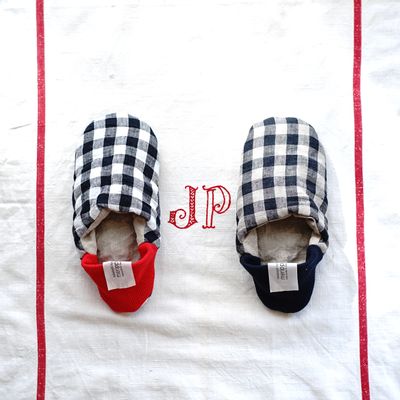 Gifts - Cozy linen gingham x Washed linen - MERIPPA