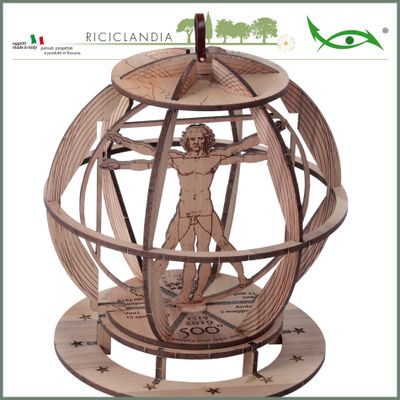 Objets de décoration - “Perfecto" Leonardo’s vitruvian man - MULTI TRANCIATI