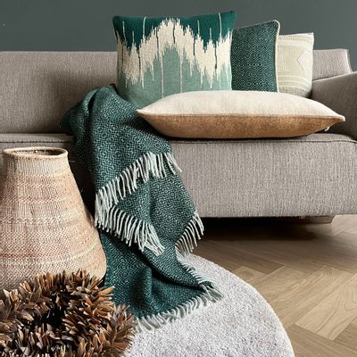 Throw blankets - Recycled cushion throw collection - MALAGOON