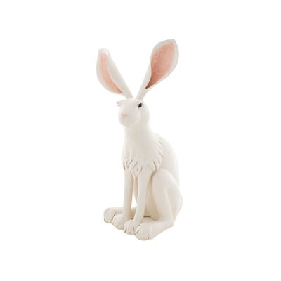 Sculptures, statuettes and miniatures - white rabbit - VALERIE COURTET