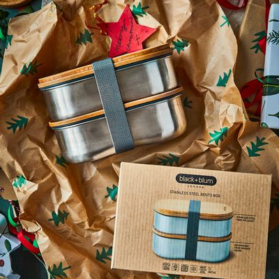 Boîtes de conservation - Double Bento ( 2x500ml) 1L - Stainless Steel - BLACK+BLUM EUROPE
