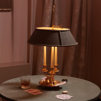 Table lamps - Bouillotte Lamp - TISSERANT ART ET STYLE