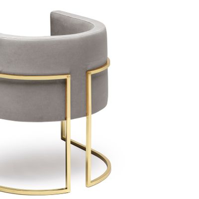 Chairs for hospitalities & contracts - Julius Chair in Brass Structure - DUISTT