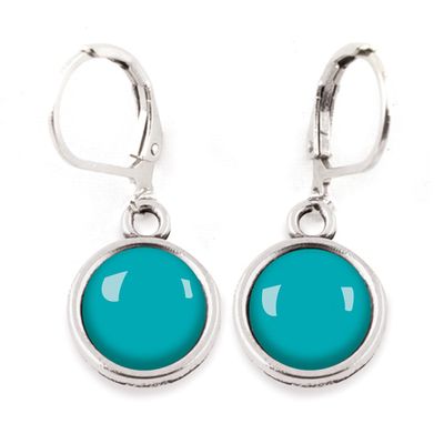 Jewelry - Earrings Les Minis Flash Turquoise - LES MINIS D'EMILIE