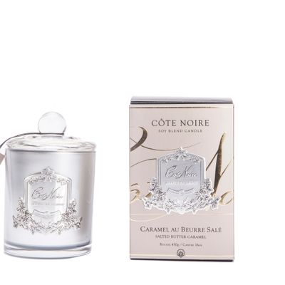 Decorative objects - LARGE WHITE AND GOLD ART DECO CANDLE - JASMINE FLOWER TEA - CÔTE NOIRE