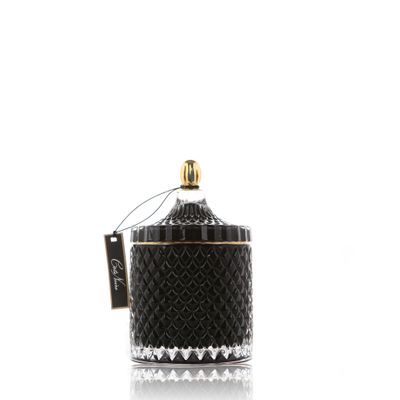 Decorative objects - LARGE BLACK AND GOLD ART DECO CANDLE - FRENCH MORNING TEA - CÔTE NOIRE