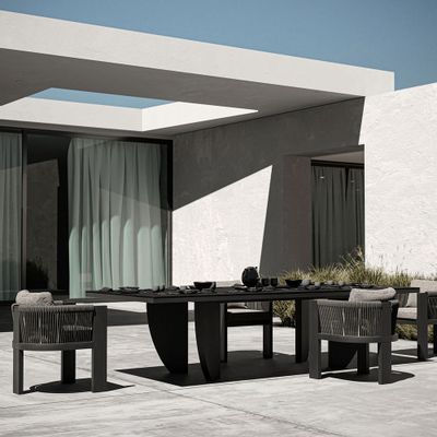 Lawn tables - Ralph-noche Dining Set - SNOC OUTDOOR FURNITURE