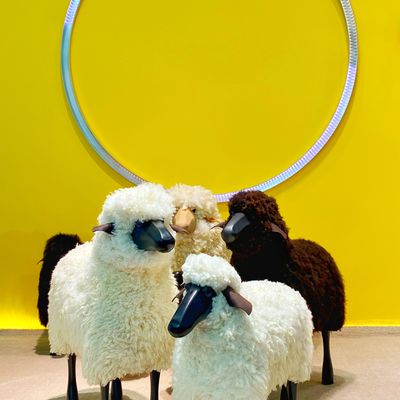 Objets de décoration - SHEEP Large _ GRAND MOUTON REALISTE - POP CORN