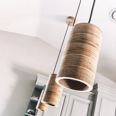 Hanging lights - Wooden Pendant Light - PROMIDESIGN