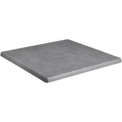 Tables de jardin - Plateau carré 60 cm, effet Béton pour VIREOO PRO - MENSA HEATING FRANCE