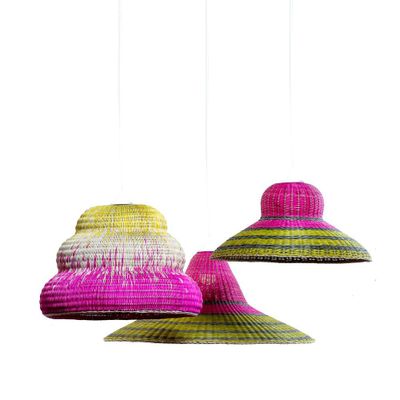 Objets de décoration - Lampes en osier bonbons - ZACARIAS 1925