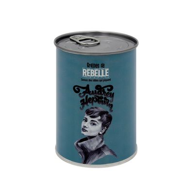 Gifts - Seed kit\” Audrey Hepburn\” Made in France, in collaboration with Arts dans la Peau - MAUVAISES GRAINES