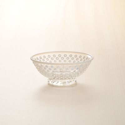 Tea and coffee accessories - Arare plate and bowl - HIROTA GLASS MFG. CO., LTD.