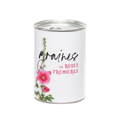 Gifts - Kit à semer "Graines de roses trémières" Fabriqué en France - MAUVAISES GRAINES