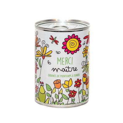 Gifts - Sowing kit\" Thank you master\” Made in France - MAUVAISES GRAINES