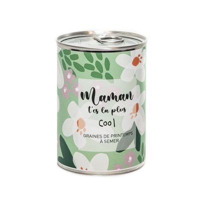 Cadeaux - Kit à semer "Maman t'es la plus Cool" Fabriqué en France - MAUVAISES GRAINES