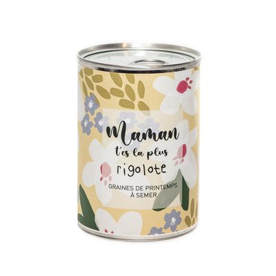 Gifts - Sowing kit\" Maman t'es la plus Rigolote\” Made in France - MAUVAISES GRAINES