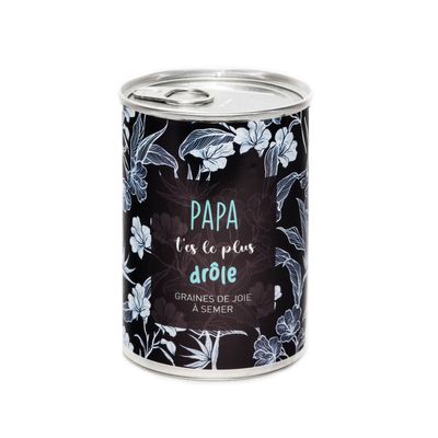Cadeaux - Kit à semer "Papa t'es le plus drôle" Fabriqué en France - MAUVAISES GRAINES