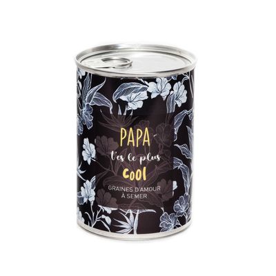 Cadeaux - Kit à semer "Papa t'es le plus Cool" Fabriqué en France - MAUVAISES GRAINES