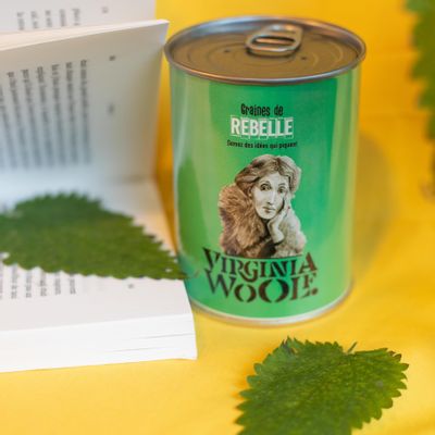 Gifts - Seed kit\" Virgina Woolf\” Made in France, in collaboration with Arts Dans La Peau - MAUVAISES GRAINES