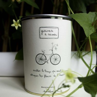 Cadeaux - Kit à semer "arreter le temps" collab avec Narrature - MAUVAISES GRAINES