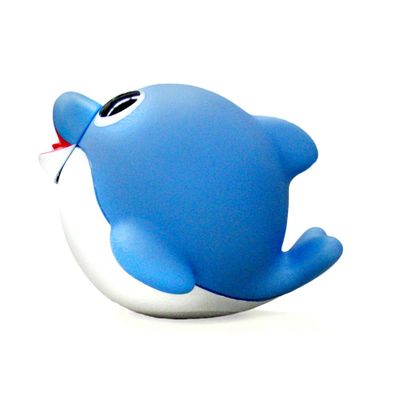 Jouets enfants - Dauphin bleu arroseur d’eau dans le bain  - collection Squirbbles / SANKYO TOYS - ABINGPLUS