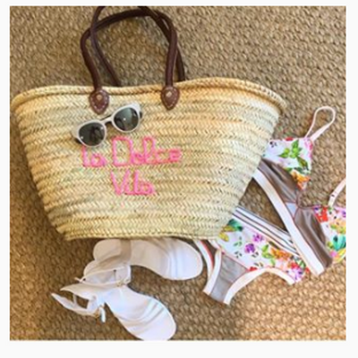 Customizable objects - Medium Beach Basket - ORIGINAL MARRAKECH