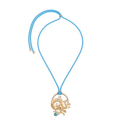 Bijoux - Sautoir Shenron doré réglable - JULIE SION