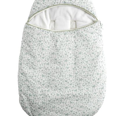 Children's apparel - PROMENONS NOUS WINTER BABY SLEEPING BAG WITH 5 STRAP - SAUTHON