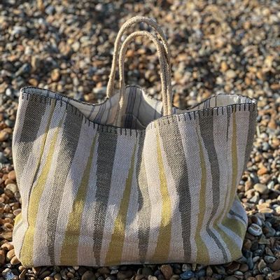 Sacs et cabas - Porte-tout en toile de jute extra large - MAISON BENGAL