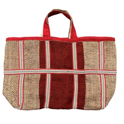 Bags and totes - Hand loomed natural jute bag - MAISON BENGAL