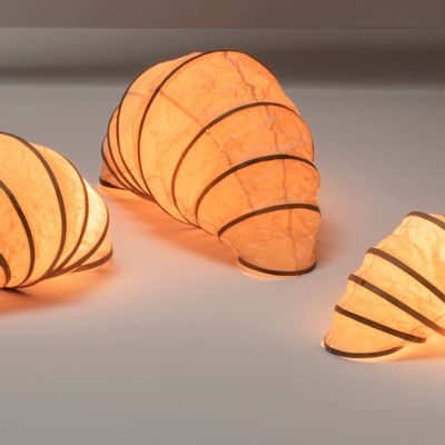 Floor lamps - Washable Cocoon Collapsible Wall Lamp - INDIGENOUS