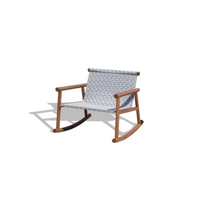 Lawn armchairs - Hashi 09 rocking chair - GERVASONI