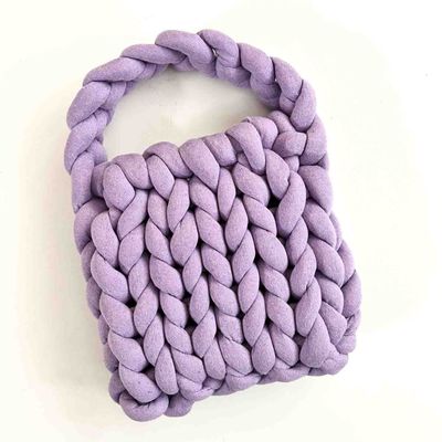 Bags and totes - Chunky knit purse bag - PANAPUFA