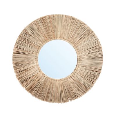 Mirrors - The Alang Alang Mirror - Natural - M - BAZAR BIZAR - COASTAL LIVING