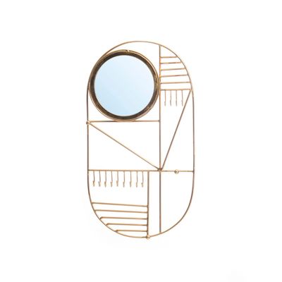 Mirrors - The Do I Look Pretty Wall Hanger - Brass - BAZAR BIZAR LIVING