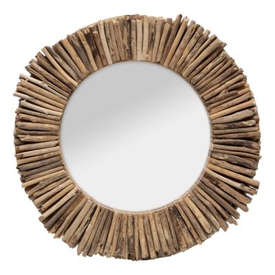 Mirrors - The Driftwood Halo Mirror - Natural - M - BAZAR BIZAR - COASTAL LIVING