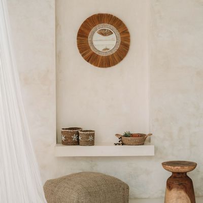 Miroirs - Le Miroir La Paloma - Naturel - M - BAZAR BIZAR LIVING