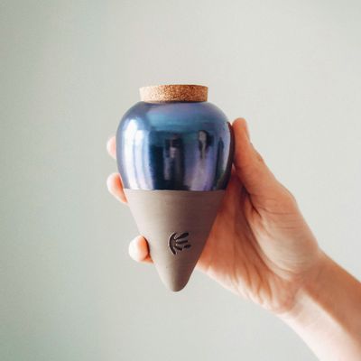 Objets de décoration - Olla Pepin Bleu Métal - PEPIN