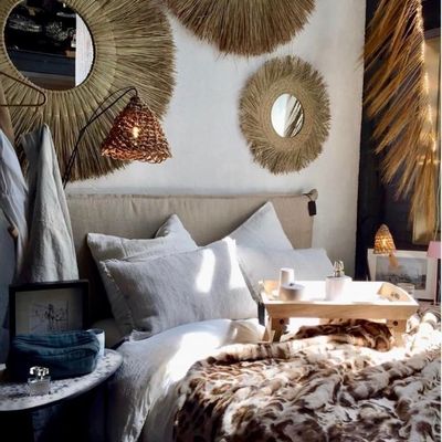 Mirrors - The Rotan Mirror - Natural - M - BAZAR BIZAR LIVING