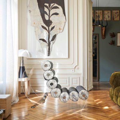 Armchairs - MW05| Armchair with transparent glass walls & Anthracite Runner armchairs - MW Exclusive - KUUMO DESIGN